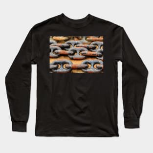 Chains on Old Ironsides Long Sleeve T-Shirt